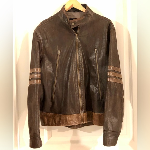 X-men Wolverine SET Adult Medium Leather Jacket, Claws, Dog Tag and Belt Buckle. - Picture 4 of 10